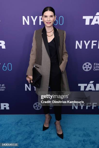 Julianna Margulies attends the "TÁR" red carpet event during the 60th New York Film Festival at Alice Tully Hall, Lincoln Center on October 03, 2022...