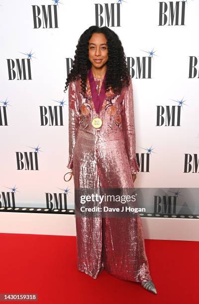 Corinne Bailey Rae attends the 2022 BMI London Awards at The Savoy Hotel on October 03, 2022 in London, England.