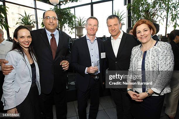 Hila Elroy, Consul General of Israel Ido Aharoni, CEO Qlik Tech Lars Bjork, Founder and Chairman JVP Erel Margalit and NewYork City Council Speaker...