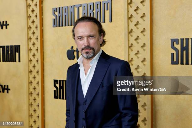 Vincent Perez attends the Apple TV+ Original Series "Shantaram" Premiere at Regency Village Theatre on October 03, 2022 in Los Angeles, California.