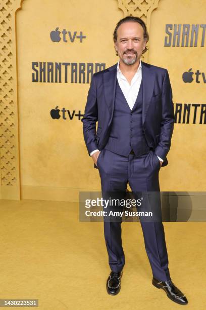Vincent Perez attends the Apple TV+ Original Series "Shantaram" Premiere at Regency Village Theatre on October 03, 2022 in Los Angeles, California.