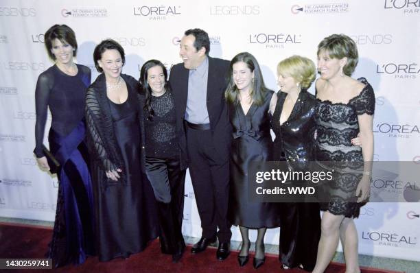 Andrew Tilberis with Ann Moore, Broadcaster Daryn Kagan,Ann Jackson and gala honorees. Event took place at Hammerstein Ballroom, New York.