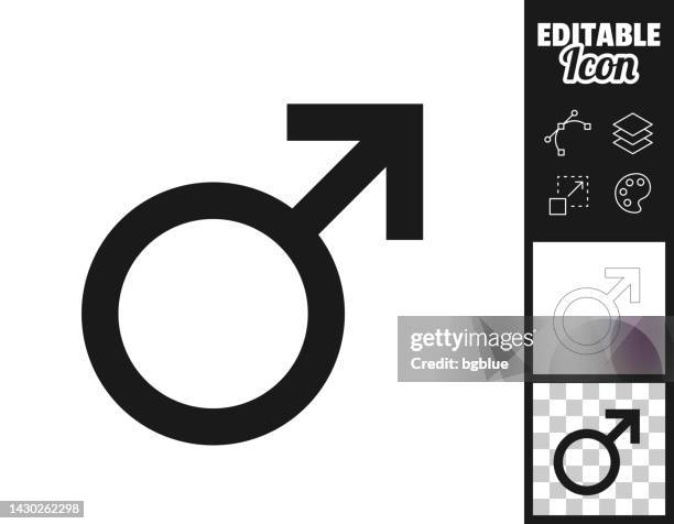stockillustraties, clipart, cartoons en iconen met male. icon for design. easily editable - mansymbool