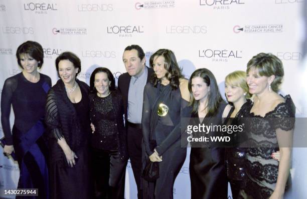 Designer Donna Karan, Ann Moore, Broadcaster Daryn Kagan, Andrew Tilberis and Ann Jackson with gala honorees. Event took place at Hammerstein...