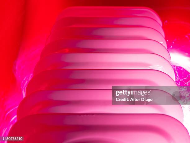 concept of energy crisis. creative image of an electric radiator surrounded of electric energy. - scientific imaging technique fotografías e imágenes de stock