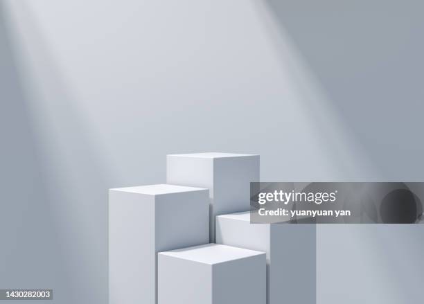3d rendering exhibition background - pedestal stock pictures, royalty-free photos & images