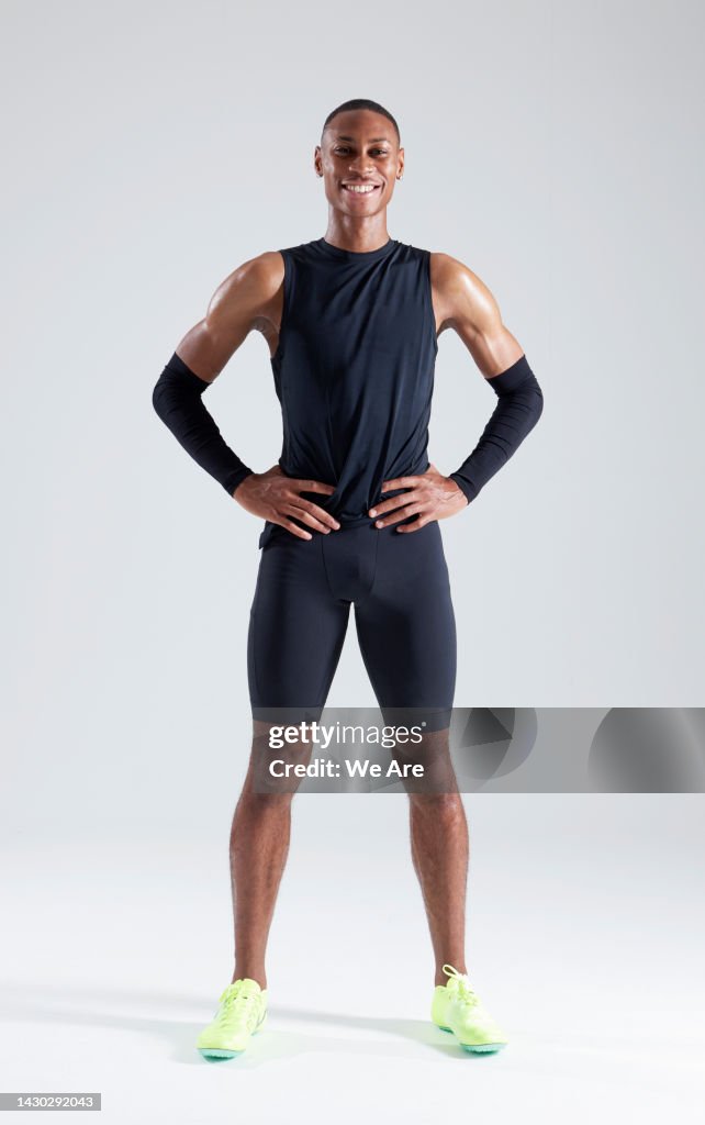 Portrait of athlete