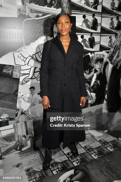 Naomi Campbell attends the Chanel Womenswear Spring/Summer 2023 show as part of Paris Fashion Week on October 04, 2022 in Paris, France.