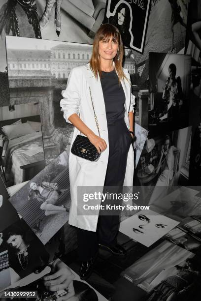 Caroline de Maigret attends the Chanel Womenswear Spring/Summer 2023 show as part of Paris Fashion Week on October 04, 2022 in Paris, France.