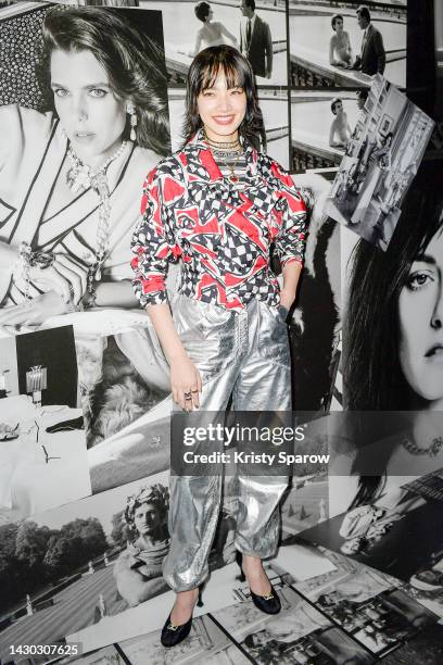 Nana Komatsu attends the Chanel Womenswear Spring/Summer 2023 show as part of Paris Fashion Week on October 04, 2022 in Paris, France.