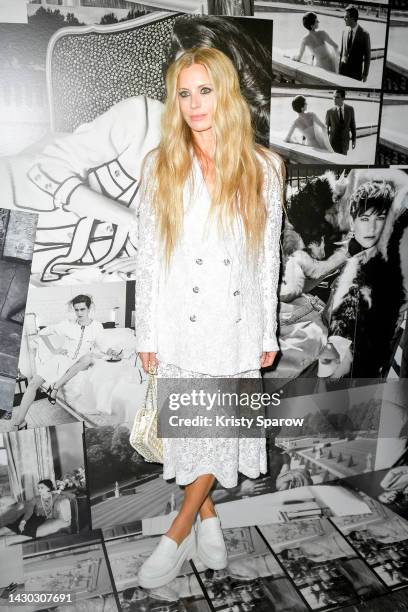 Laura Bailey attends the Chanel Womenswear Spring/Summer 2023 show as part of Paris Fashion Week on October 04, 2022 in Paris, France.