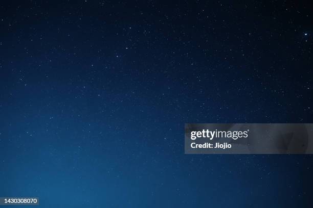 starfield - evening foto e immagini stock