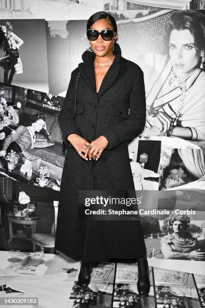 Naomi Campbell attends the Chanel Womenswear Spring/Summer 2023 show as part of Paris Fashion Week on October 04, 2022 in Paris, France.