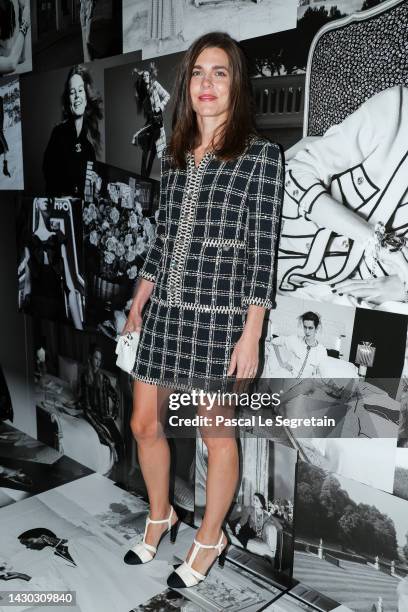 Charlotte Casiragh attends the Chanel Womenswear Spring/Summer 2023 show as part of Paris Fashion Week on October 04, 2022 in Paris, France.