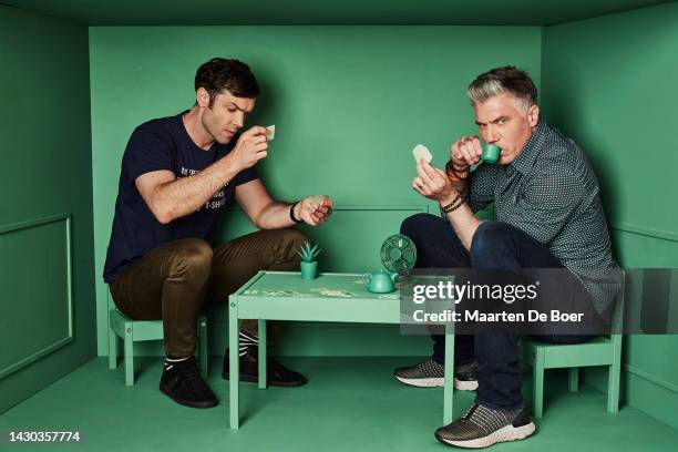 Ethan Peck and Anson Mount of 'Star Trek: Strange New Worlds' pose for a portrait for TV Guide Magazine on July 21, 2022 in San Diego, California.