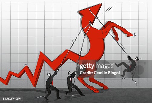 Economic Control Drawing Keeping Economic Indicators Under Control High-Res Vector Graphic ...