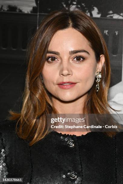 Jenna Coleman attends the Chanel Womenswear Spring/Summer 2023 show as part of Paris Fashion Week on October 04, 2022 in Paris, France.