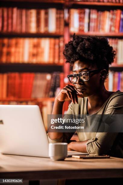2,308 Home Office Laptop Library Stock Photos, High-Res Pictures, and ...