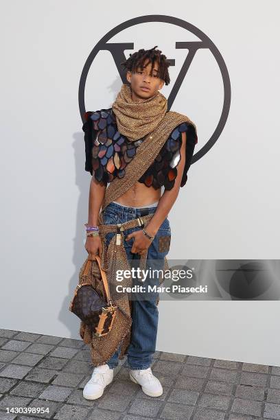 Jaden Smith attends the Louis Vuitton Womenswear Spring/Summer 2023 show as part of Paris Fashion Week on October 04, 2022 in Paris, France.