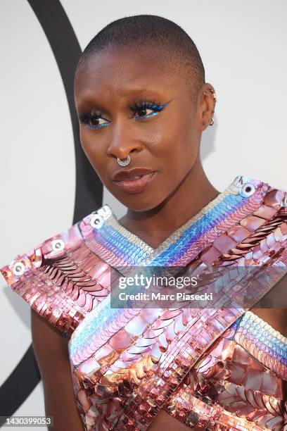 Cynthia Erivo attends the Louis Vuitton Womenswear Spring/Summer 2023 show as part of Paris Fashion Week on October 04, 2022 in Paris, France.