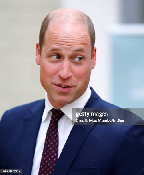 Prince William, Prince of Wales attends the United for Wildlife Global Summit at the Science Museum on October 4, 2022 in London, England. During the...