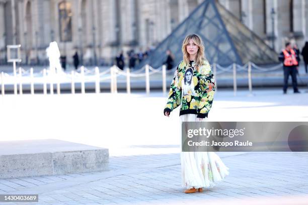 Eve Jobs attends the Louis Vuitton Womenswear Spring/Summer 2023 show as part of Paris Fashion Week on October 04, 2022 in Paris, France.