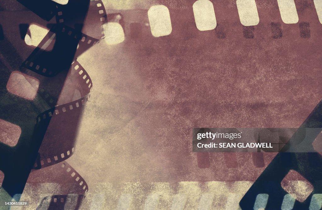 Old camera film negative