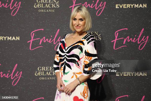 Katherine Kelly attends the UK premiere of "Emily" at the Everyman Borough Yards on October 4, 2022 in London, England.