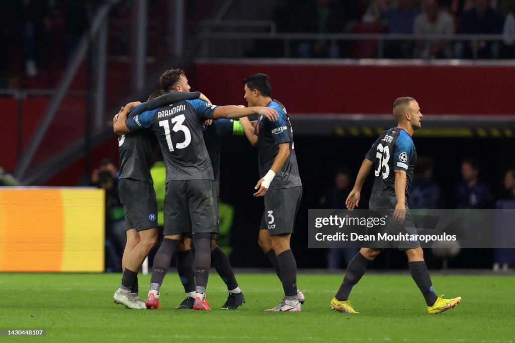 AFC Ajax v SSC Napoli: Group A - UEFA Champions League