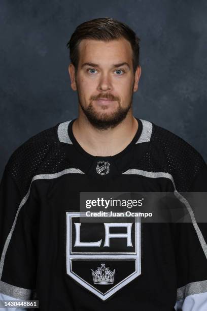 Viktor Arvidsson of the Los Angeles Kings poses for his official headshot for the 2022-2023 season on September 30, 2022 at the Toyota Sports...