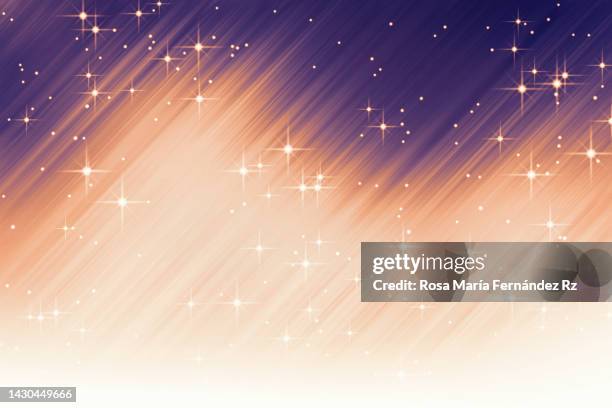 shining  with shaped star on gradient background. - royal blue stockfoto's en -beelden