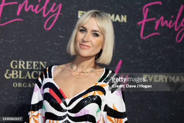 Katherine Kelly attends the UK premiere of "Emily" at Everyman Borough Yards on October 04, 2022 in London, England.