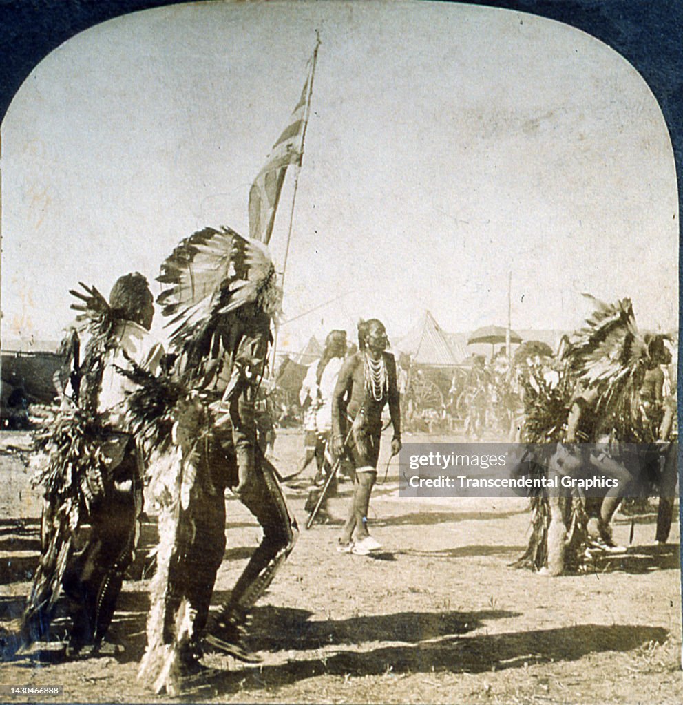 Crow Dance Risd Photo of members of the Crow tribe, in full dress regalia, as they ...
