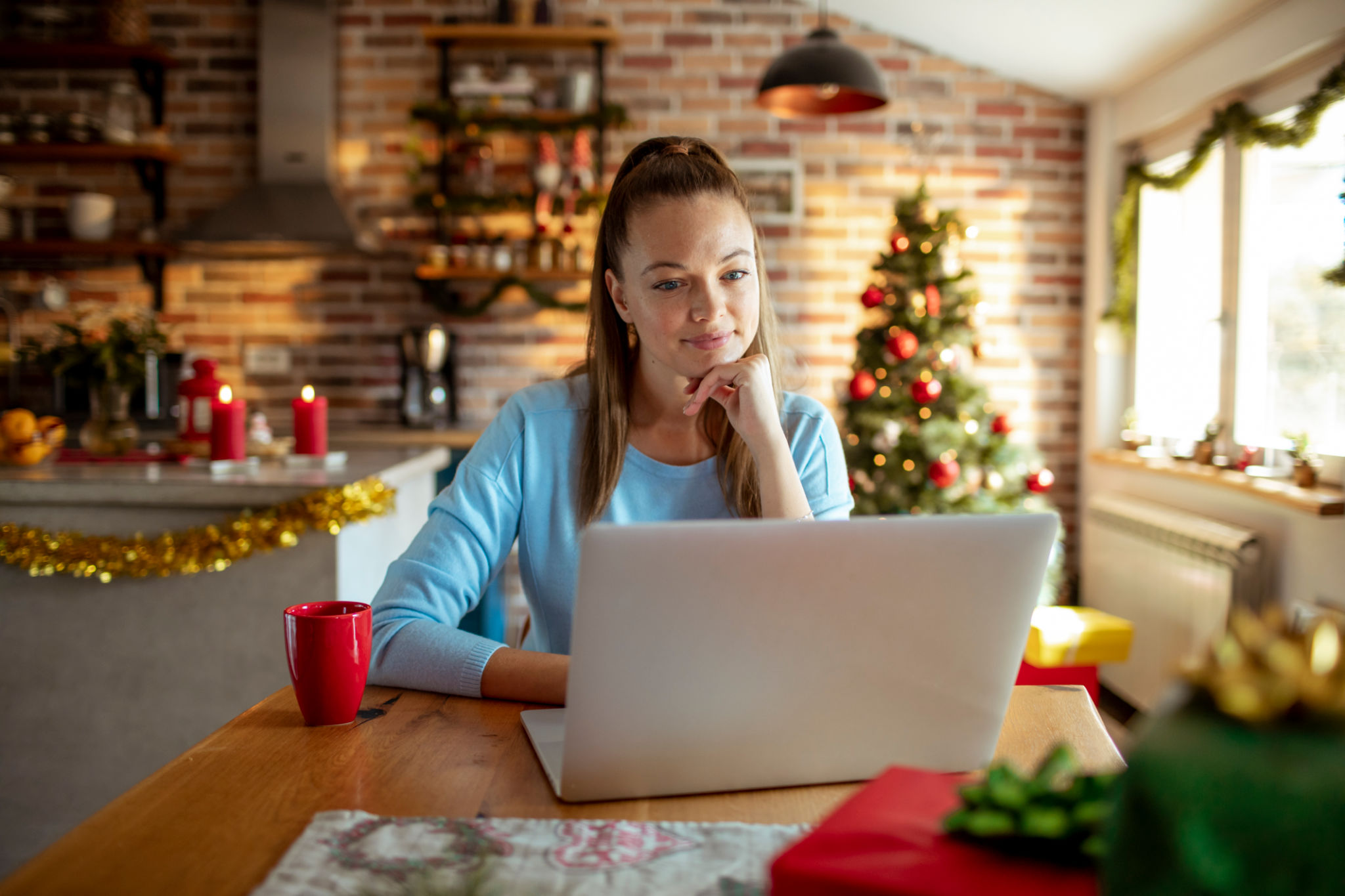 social media christmas