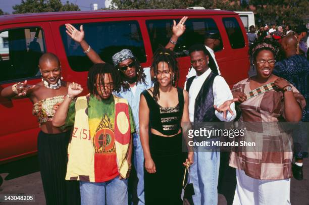 American alternative hip hop group Arrested Development, 1993.