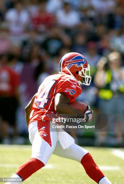 Terrence McGee of the AFC returns a kickoff against the NFC during the NFL Pro Bowl Game on February 13, 2005 at Aloha Stadium in Honolulu, Hawaii....