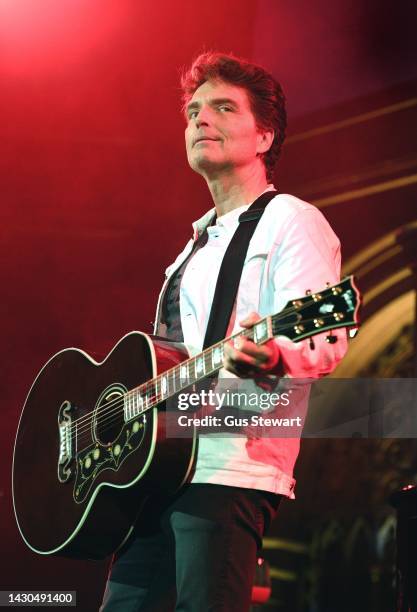 Richard Marx performs on stage during his 'Songwriter Tour' at the Union Chapel on October 04, 2022 in London, England.