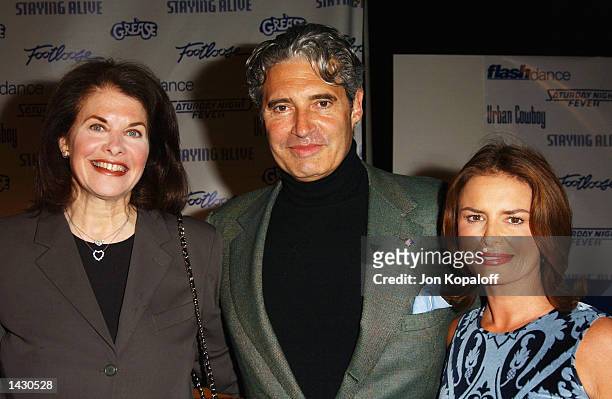 Paramount's Sherry Lansing, actor Michael Nouri and actress Roma Downey attend the Celebration of Paramount Studio's 90th Anniversary with the...