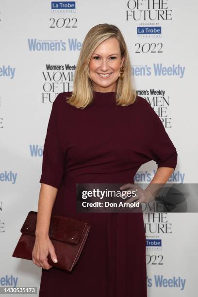 Melissa Doyle attends the Women of the Future Awards Luncheon on October 05, 2022 in Sydney, Australia.