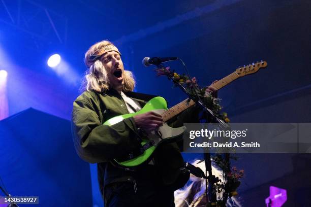 Brady Parks of The National Parks performs at Avondale Brewing Company on October 04, 2022 in Birmingham, Alabama.