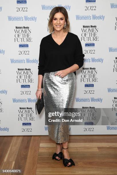 Kylie Gillie attends the Women of the Future Awards Luncheon on October 05, 2022 in Sydney, Australia.