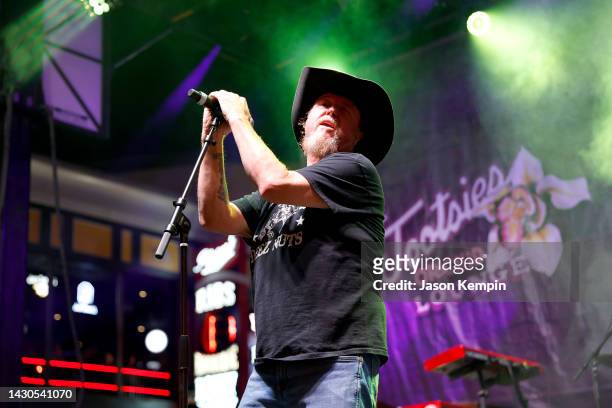 Colt Ford performs during the World Famous Tootsie's Orchid Lounge 62nd Annual Birthday Bash on October 04, 2022 in Nashville, Tennessee.