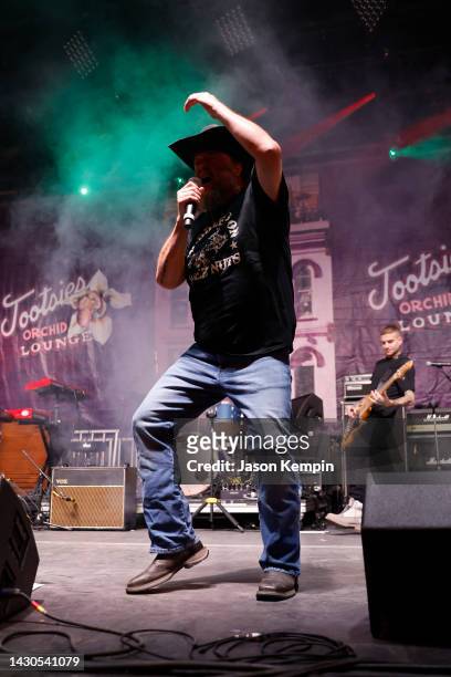 Colt Ford performs during the World Famous Tootsie's Orchid Lounge 62nd Annual Birthday Bash on October 04, 2022 in Nashville, Tennessee.