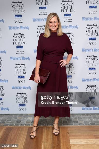 Melissa Doyle attends the Women of the Future Awards Luncheon on October 05, 2022 in Sydney, Australia.