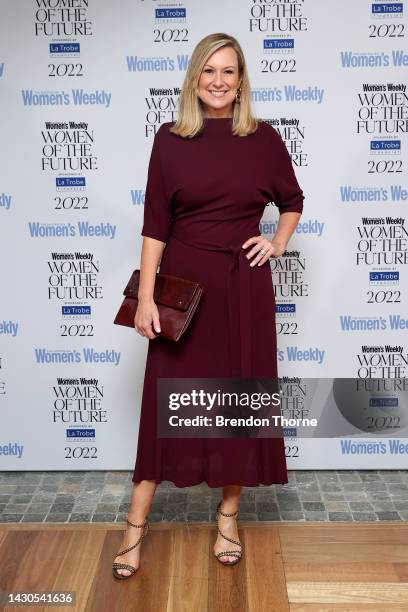 Melissa Doyle attends the Women of the Future Awards Luncheon on October 05, 2022 in Sydney, Australia.