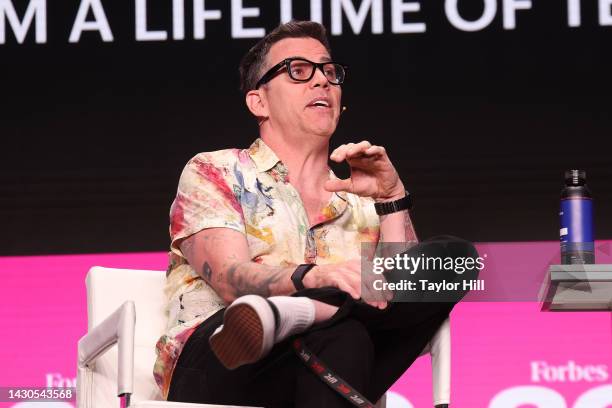 Steve-O attends the 2022 Forbes 30 Under 30 Summit at Detroit Opera House on October 04, 2022 in Detroit, Michigan.