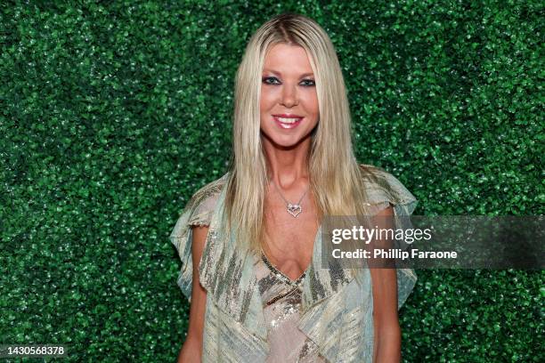 Tara Reid attends the grand opening of The House of Barrie at House of Barrie on October 04, 2022 in Los Angeles, California.