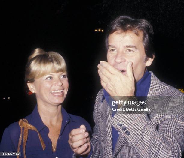 Dick Clak and wife Kari Clark sighted on September 25, 1979 in Beverly Hills, California.