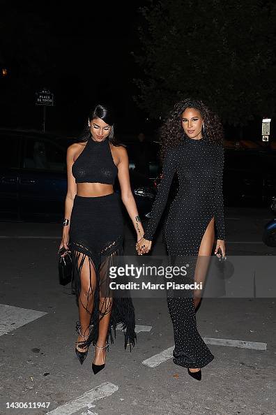 Imaan Hammam and Cindy Bruna attend the Tiffany & Co Is Hosting... News ...