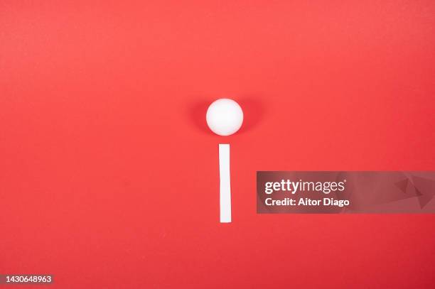 straight line with a ball on it. i-shaped. - letter i stock pictures, royalty-free photos & images